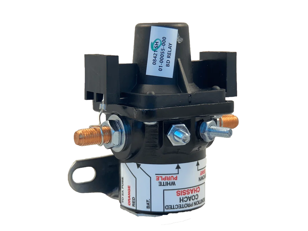 01-00055-000 – INTELLITEC Battery Disconnect Solenoid, 100 Amp 12 Volt -40 To 185 Degree Fahrenheit Operating Tempera...